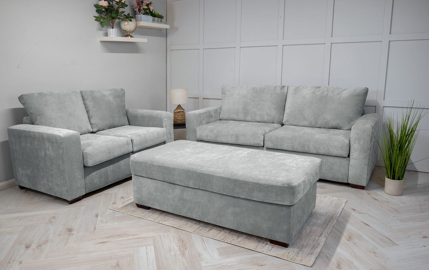 Jumbo design 3 seater & 2 seater set