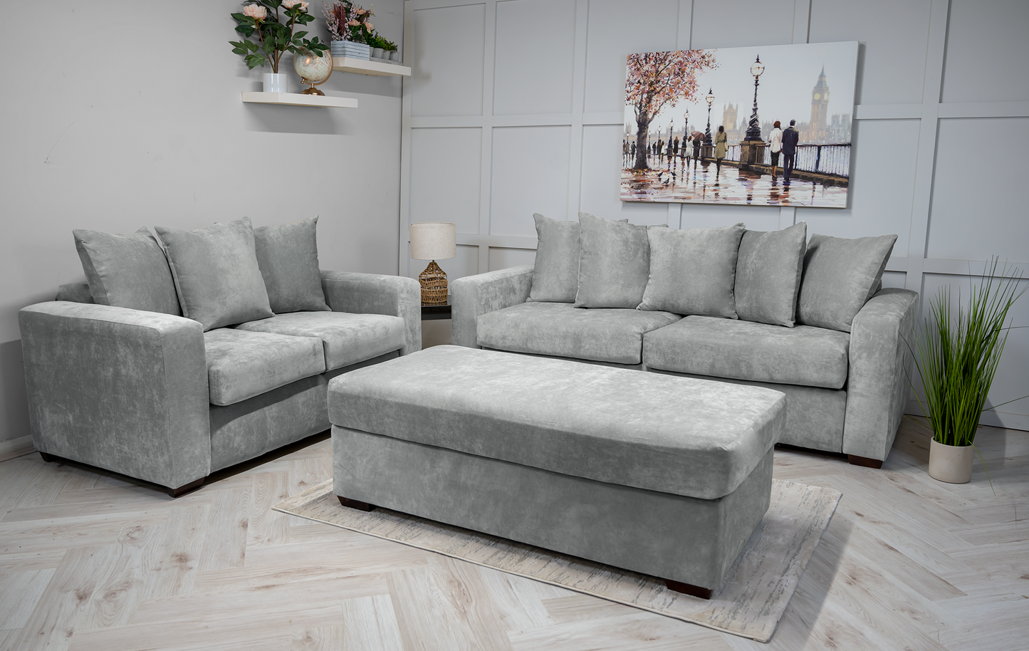 Jumbo design 3 seater & 2 seater set