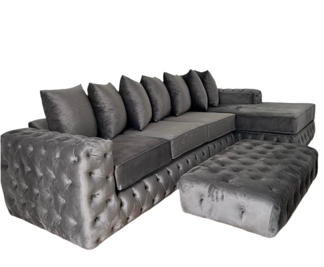 Ashton 4 seater with open chaise end left/right hand