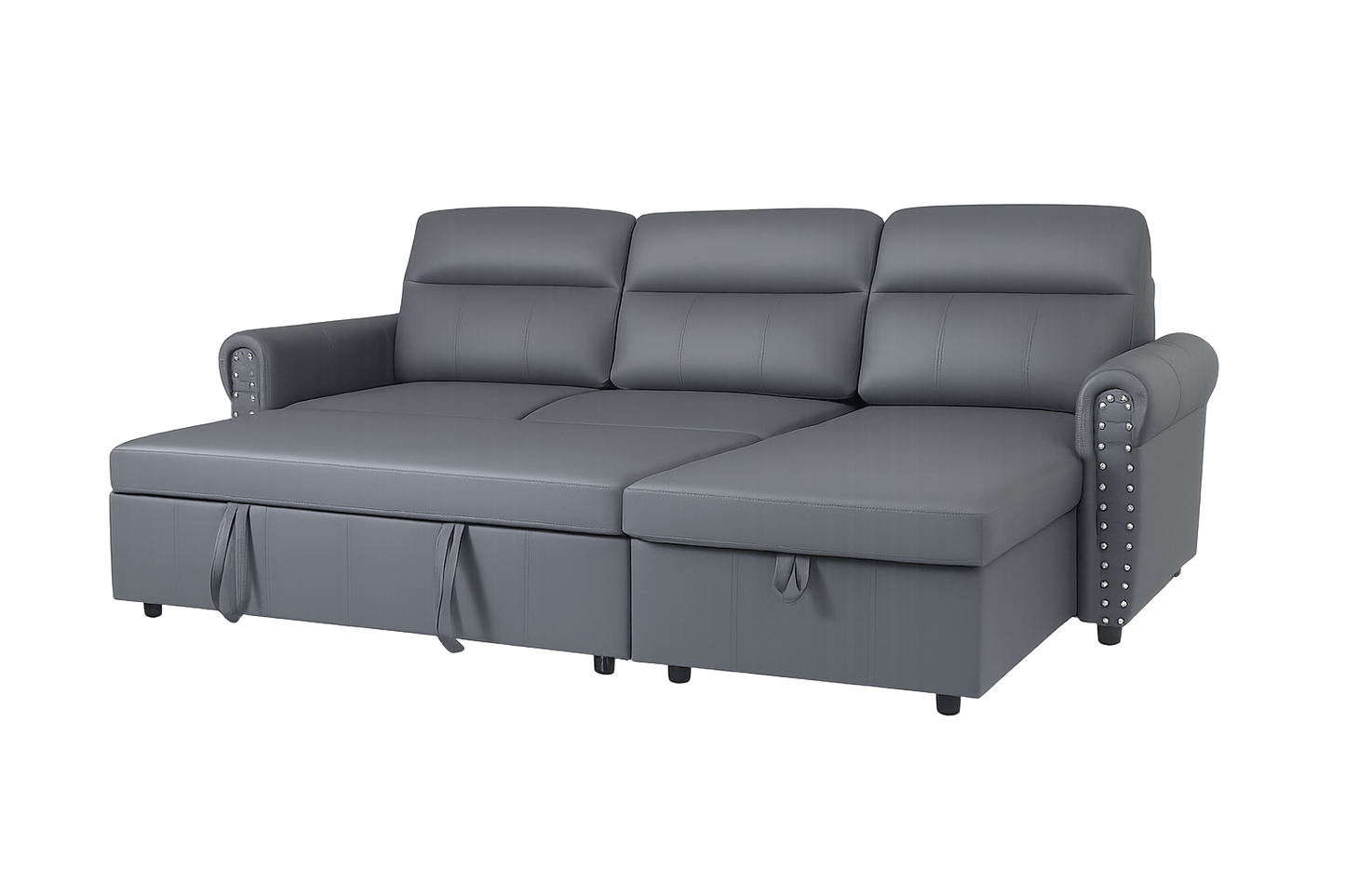 Roma air leather Universal Corner Pull Out Sofa Bed