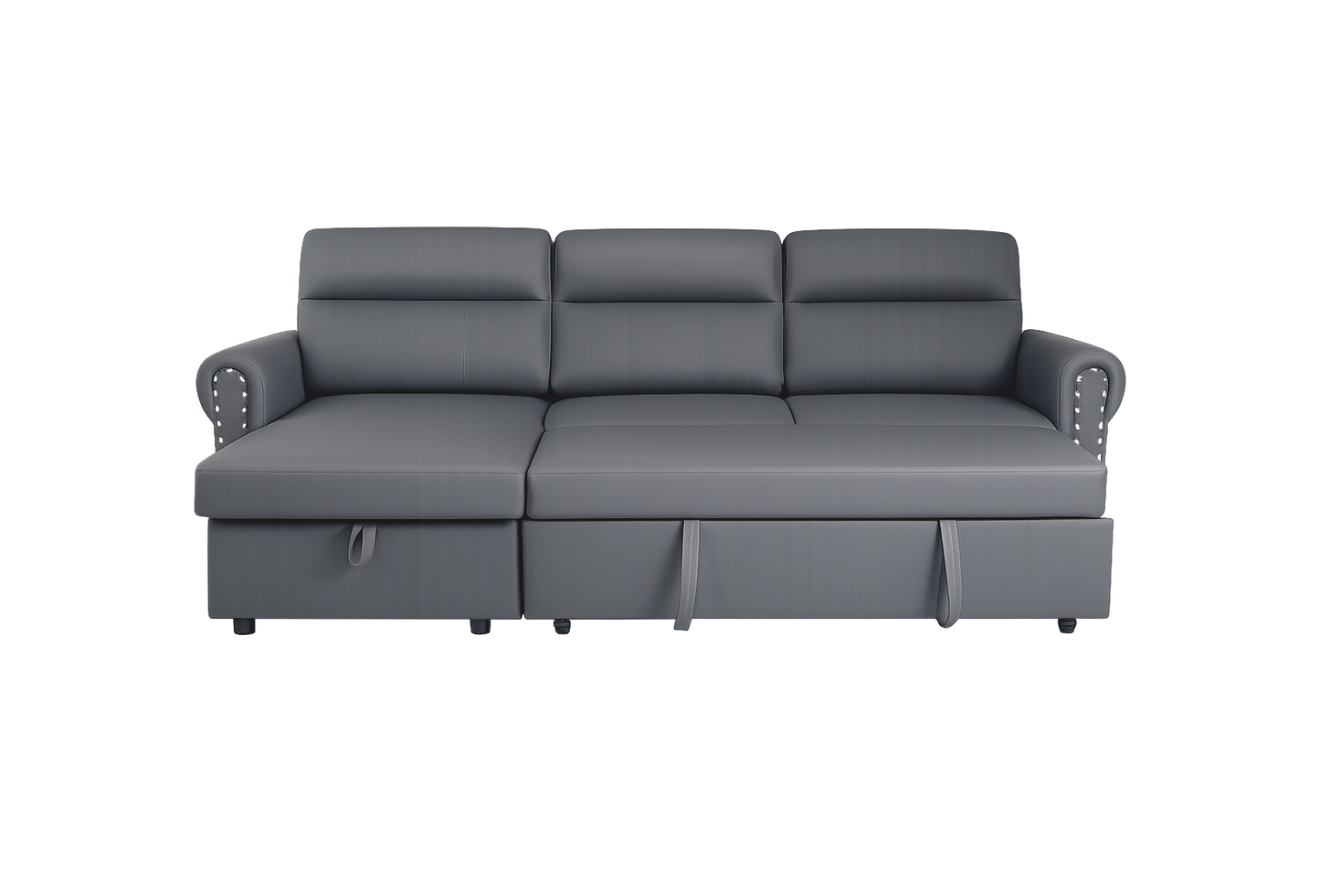 Roma air leather Universal Corner Pull Out Sofa Bed