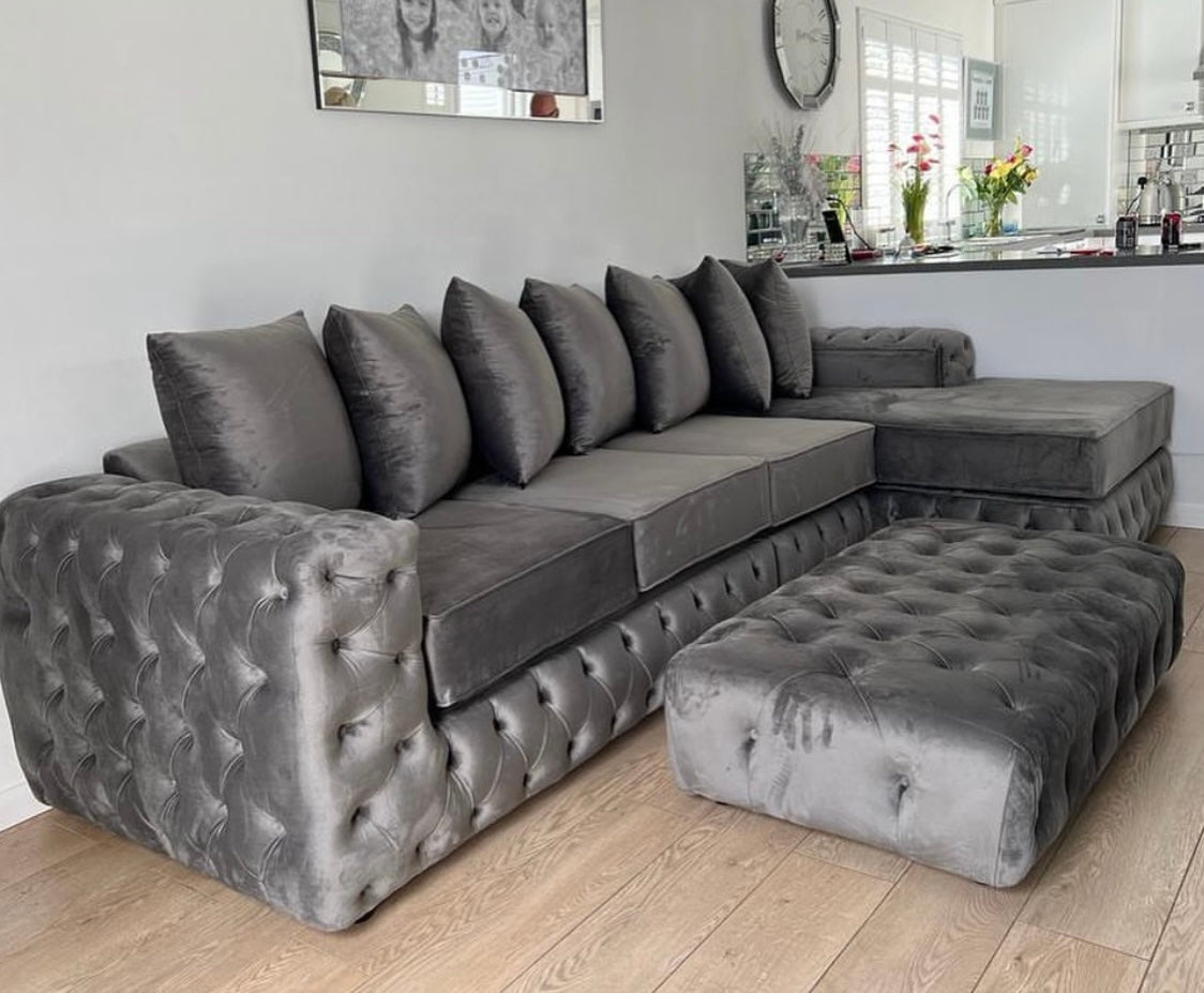 Ashton 4 seater with open chaise end left/right hand