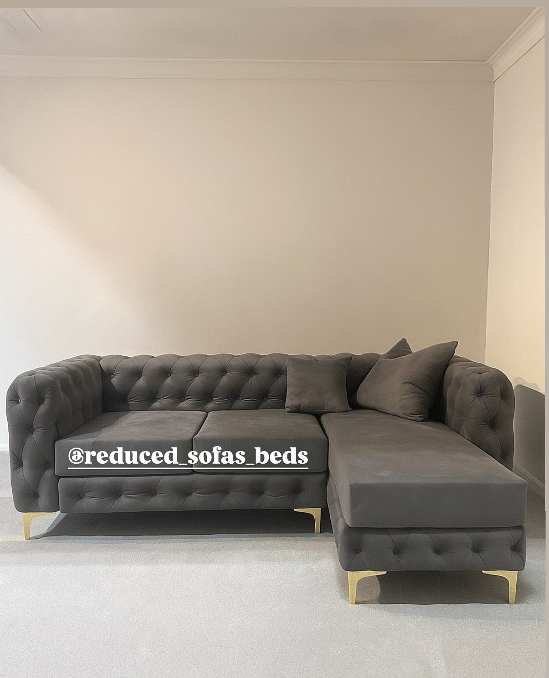 Monaco 3 seater right hand chaise end