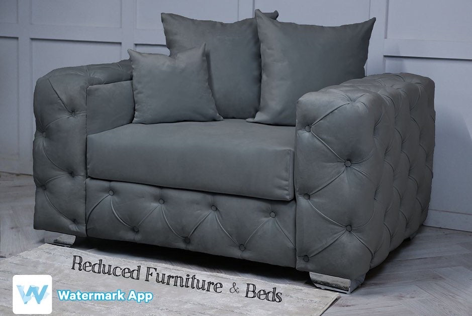 Ashton Arm Chair Sofa with scatter-back cushions