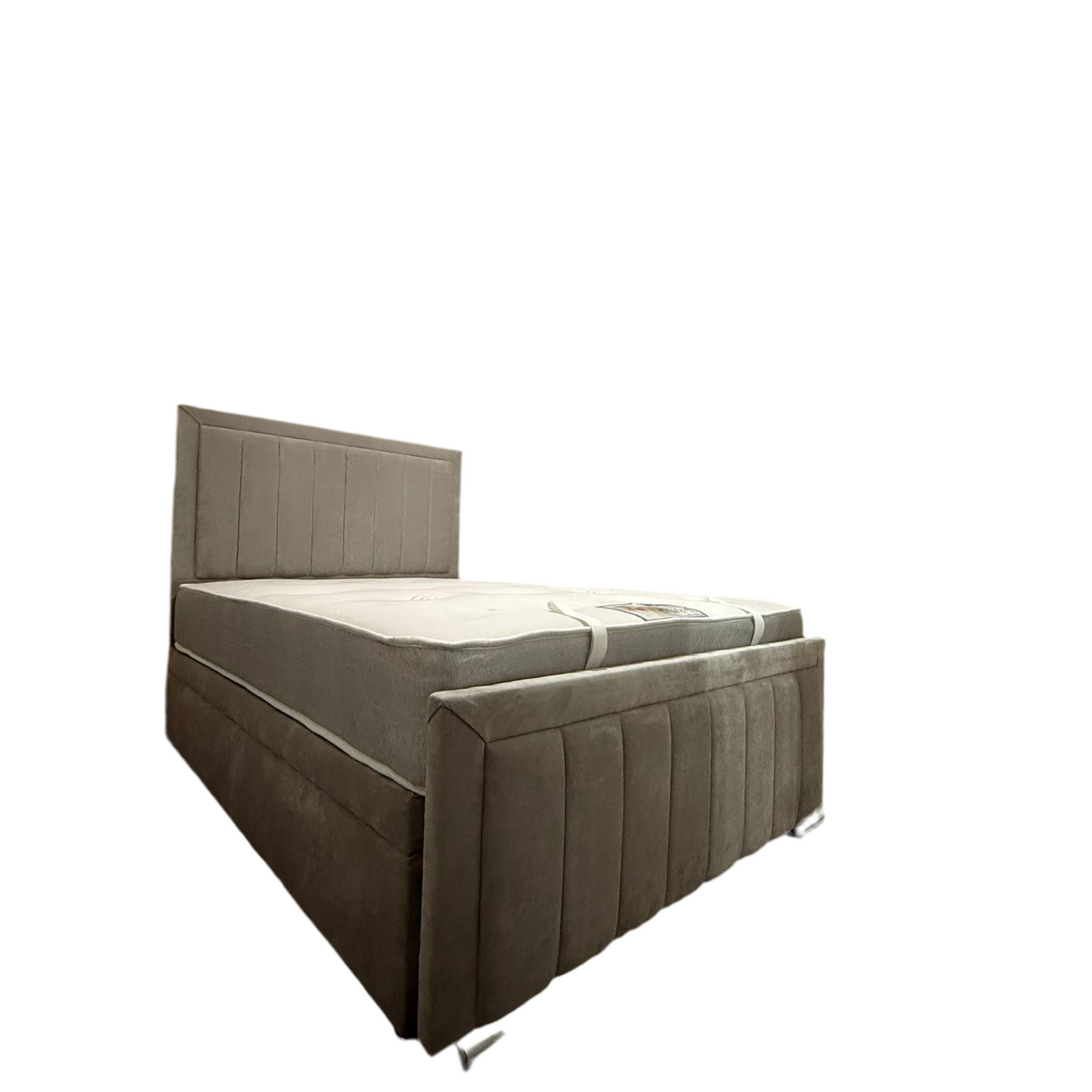 Hilton bed design with ottoman storage